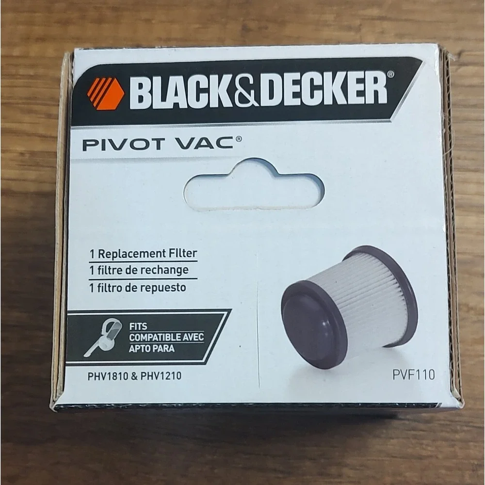 PVF110 Black & Decker Pivot Vac Filter for PHV1810 PHV1210 Brand New Sealed A16